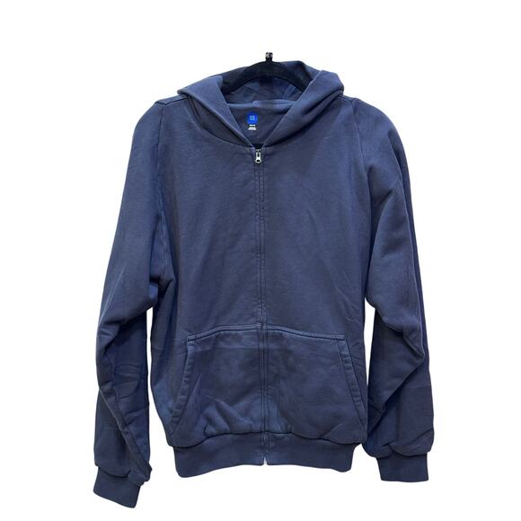 Unreleased Yeezy x Gap YZY Full Zip Sweatshirt Hoodie Navy Medium NWOT - Picture 3 of 5